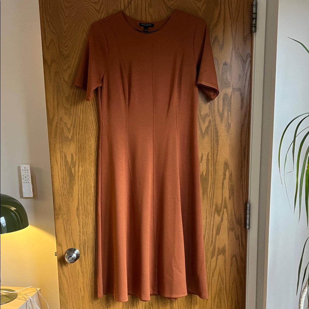 Banana Republic Factory Terracotta Midi Dress
